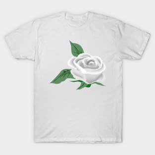 White rose T-Shirt